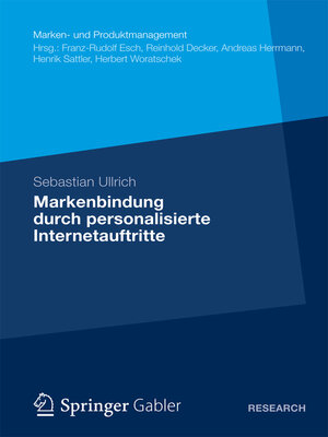 cover image of Markenbindung durch personalisierte Internetauftritte